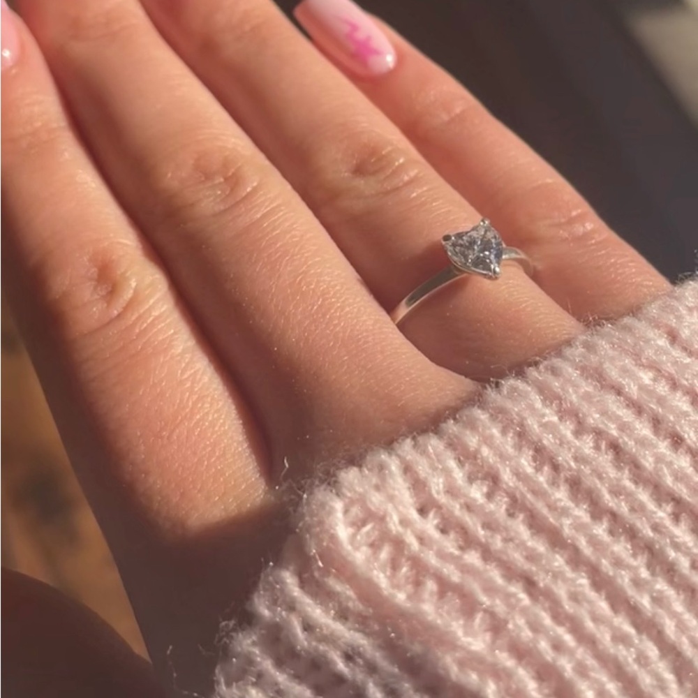 Pandora Silver Heart Ring